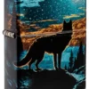 Diseño «Lobo a la luz de la luna»