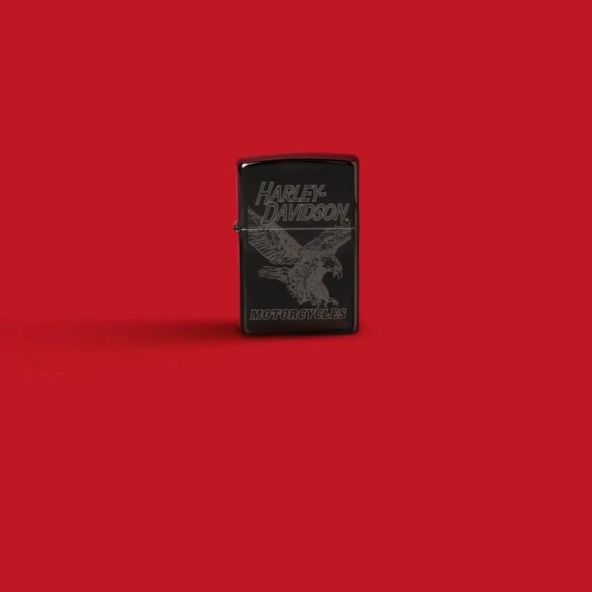 Diseño monocromático del águila de Harley-Davidson® Diseño monocromático del águila de Harley-Davidson®