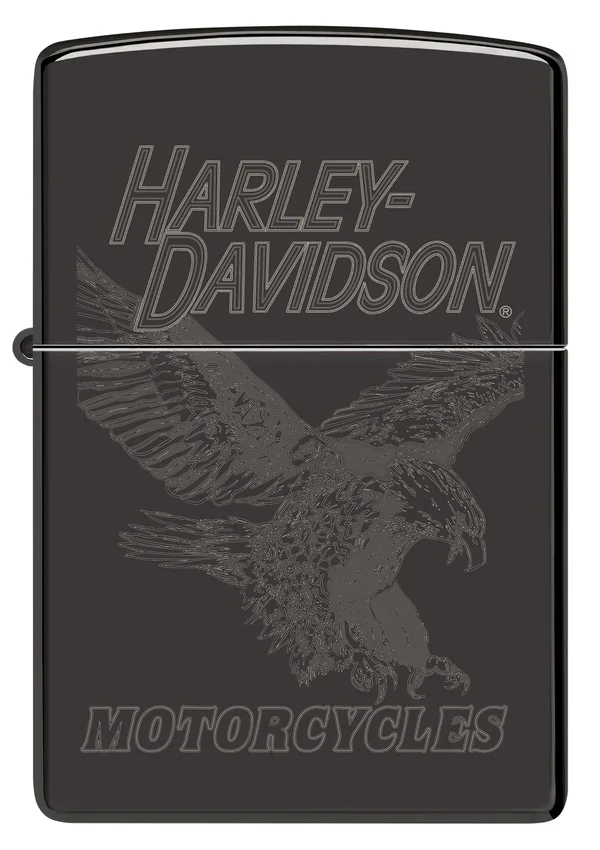 Diseño monocromático del águila de Harley-Davidson® Diseño monocromático del águila de Harley-Davidson®