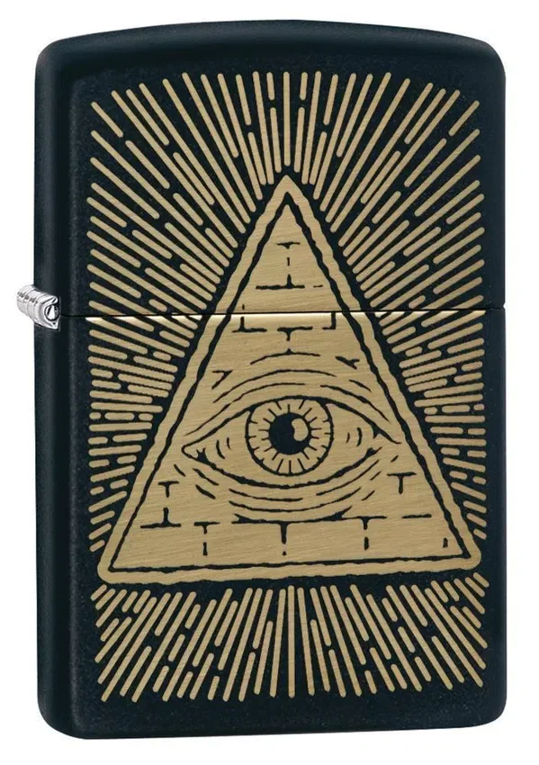 Diseño «Ojo de la Providencia» en negro mate Diseño «Ojo de la Providencia» en negro mate