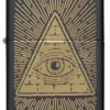 Diseño «Ojo de la Providencia» en negro mate Diseño «Ojo de la Providencia» en negro mate