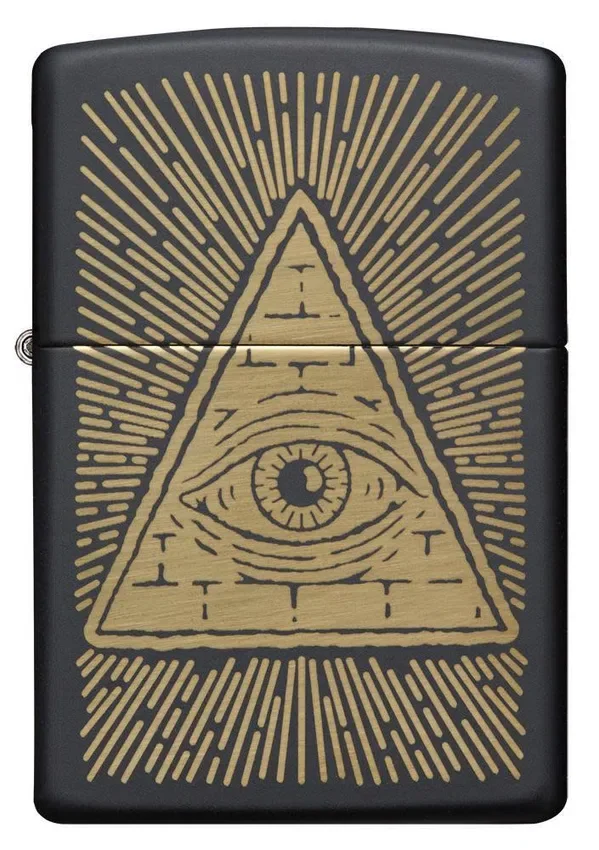 Diseño «Ojo de la Providencia» en negro mate Diseño «Ojo de la Providencia» en negro mate