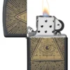 Diseño «Ojo de la Providencia» en negro mate Diseño «Ojo de la Providencia» en negro mate