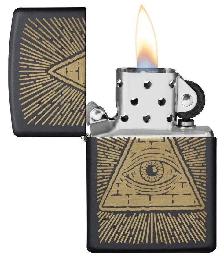Diseño «Ojo de la Providencia» en negro mate Diseño «Ojo de la Providencia» en negro mate