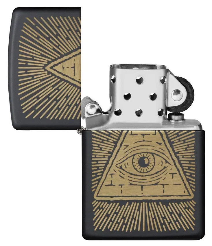 Diseño «Ojo de la Providencia» en negro mate Diseño «Ojo de la Providencia» en negro mate