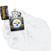 Diseño «Team Spirit» de los Pittsburgh Steelers de la NFL