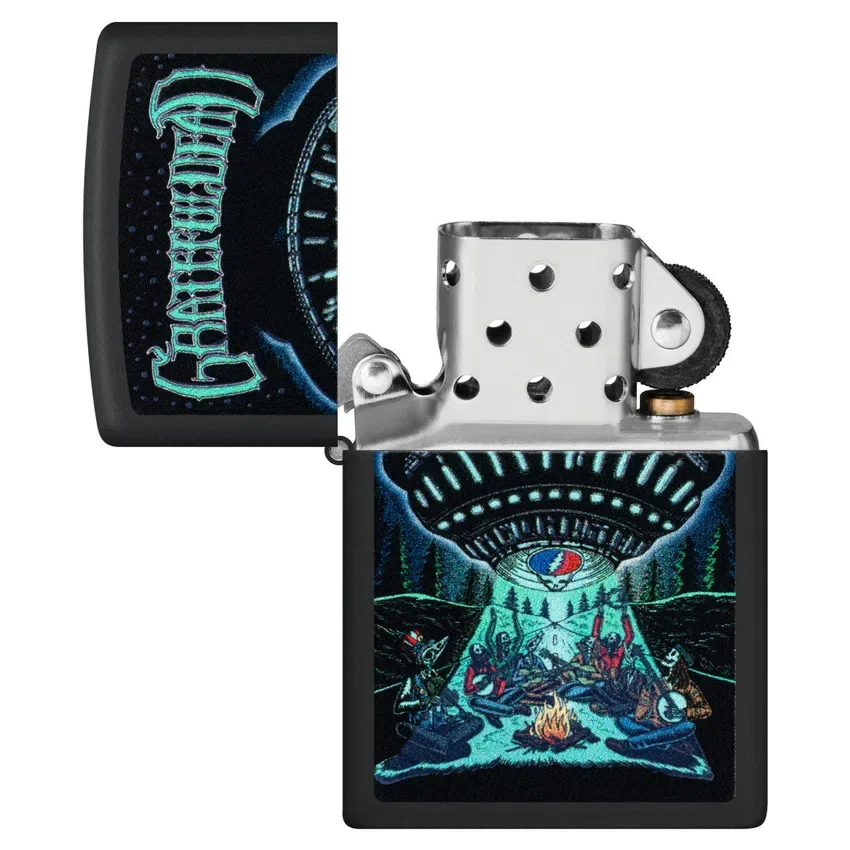 Diseño «UFO» con luz negra de Grateful Dead Diseño «UFO» con luz negra de Grateful Dead