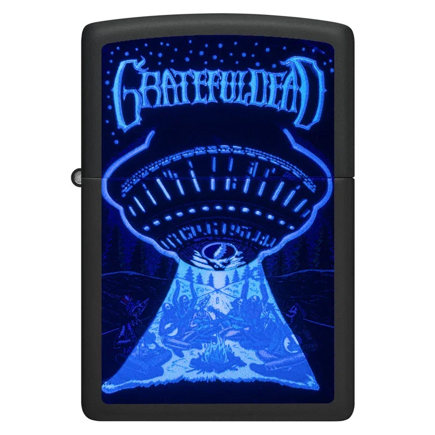 Diseño «UFO» con luz negra de Grateful Dead Diseño «UFO» con luz negra de Grateful Dead