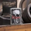 Diseño Zippo con calavera Diseño Zippo con calavera