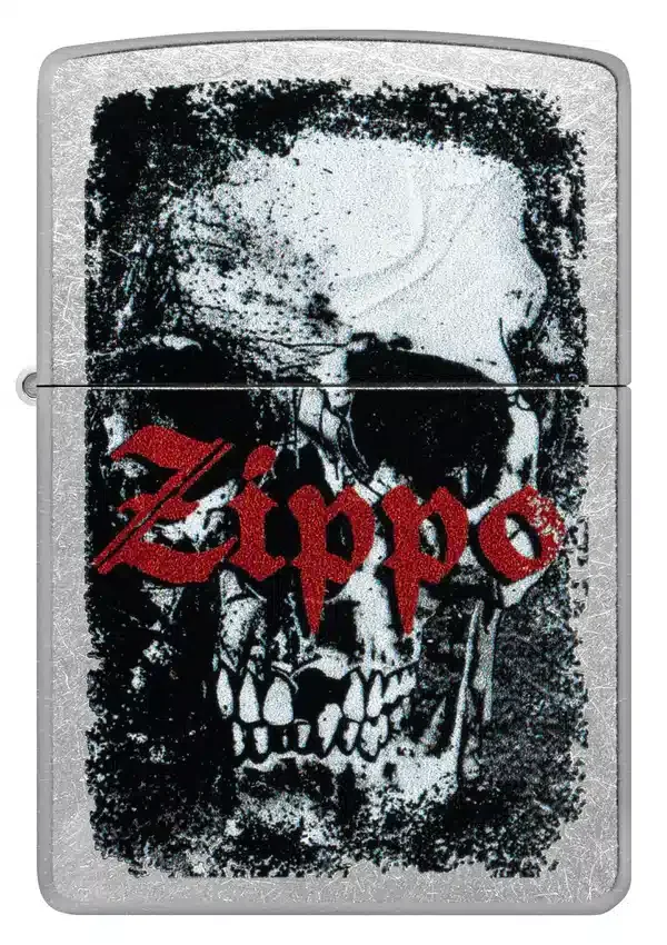 Diseño Zippo con calavera Diseño Zippo con calavera