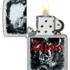 Diseño Zippo con calavera Diseño Zippo con calavera