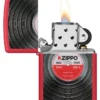 Diseño Zippo con disco de vinilo