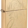 Diseño zippo con filigrana en espiral