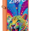 Diseño Zippo con leopardo Diseño Zippo con leopardo