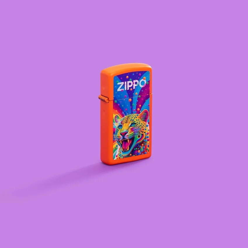 Diseño Zippo con leopardo Diseño Zippo con leopardo