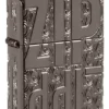 Diseño zippo con tallado inverso