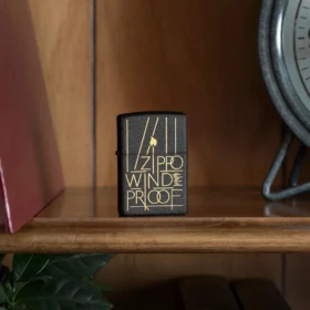 Diseño Zippo con trazos simples