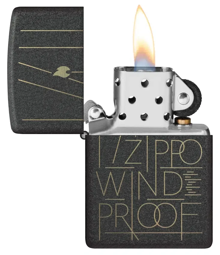 Diseño Zippo con trazos simples Diseño Zippo con trazos simples