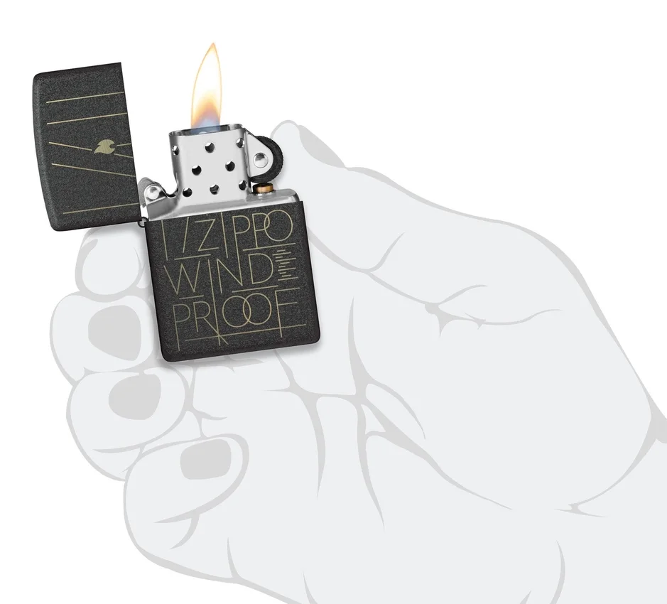 Diseño Zippo con trazos simples Diseño Zippo con trazos simples
