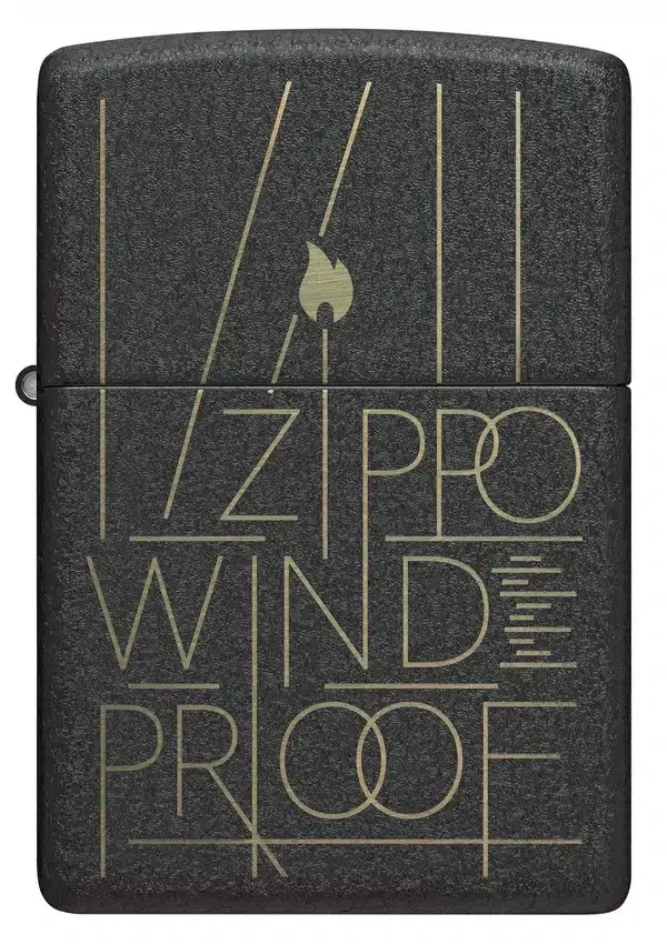 Diseño Zippo con trazos simples Diseño Zippo con trazos simples