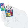 Diseño Zippo de arte pop Diseño Zippo de arte pop