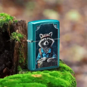 Elegante diseño de mapache