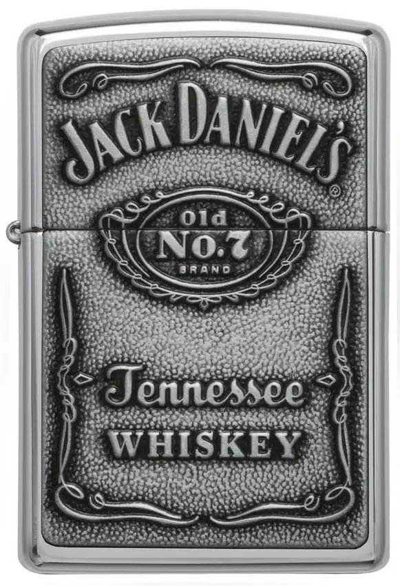 Emblema cromado de Jack Daniel’s® Emblema cromado de Jack Daniel’s®