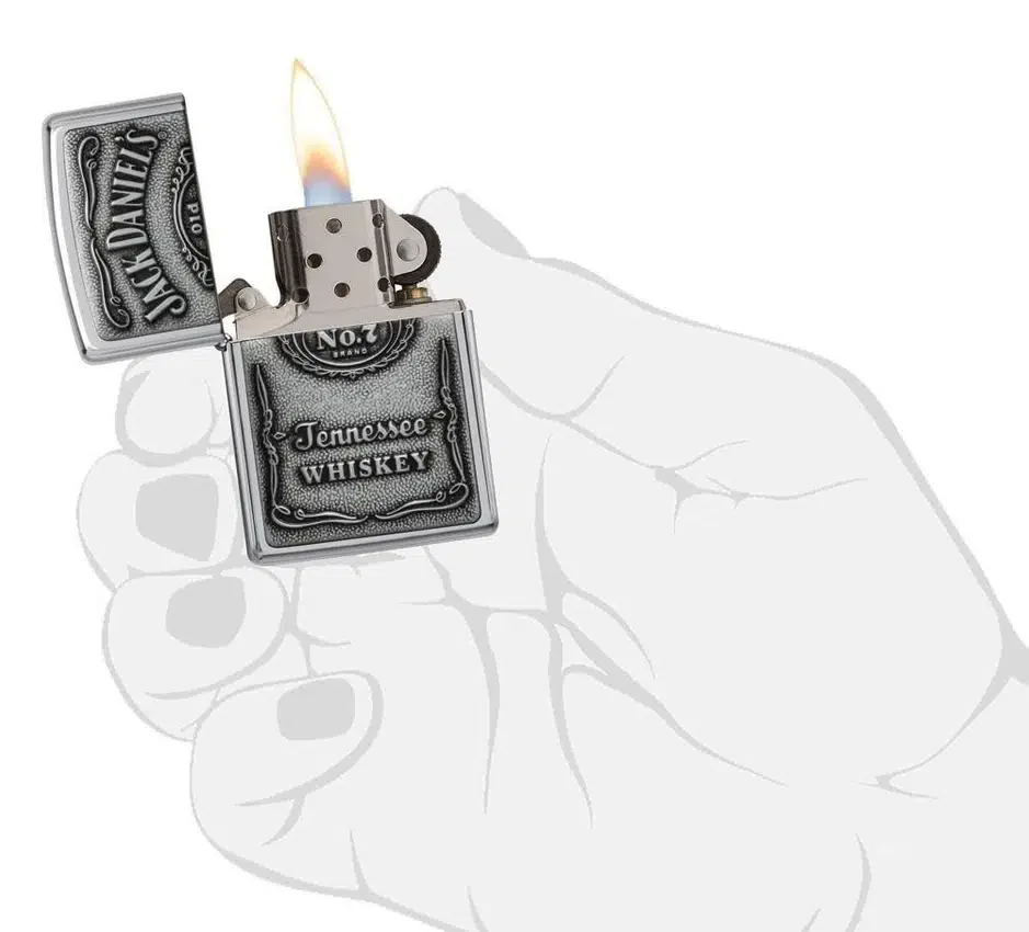 Emblema cromado de Jack Daniel’s® Emblema cromado de Jack Daniel’s®