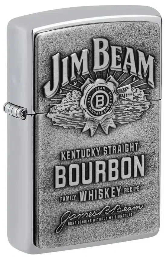 Emblema cromado de Jim Beam® Emblema cromado de Jim Beam®