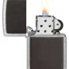 Emblema de cuero marrón