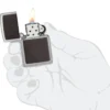 Emblema de cuero marrón