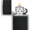 Emblema de cuero negro