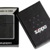 Emblema de cuero negro – Diseño zippo Emblema de cuero negro – Diseño zippo