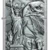Emblema de iconos estadounidenses