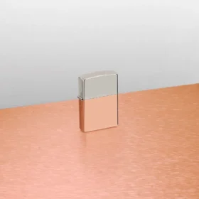 Encendedor con carcasa bimetálica – Tapa de Sterling Silver