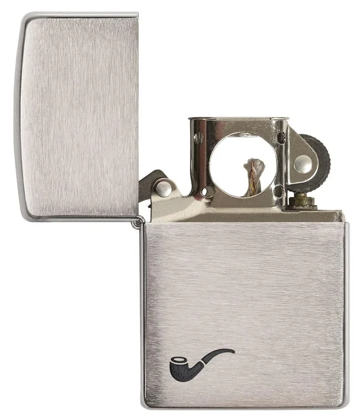 Encendedor para pipa Brushed Chrome Encendedor para pipa Brushed Chrome