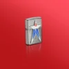Estrella roja, blanca y azul Estrella roja, blanca y azul