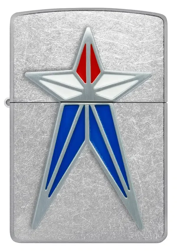 Estrella roja, blanca y azul Estrella roja, blanca y azul