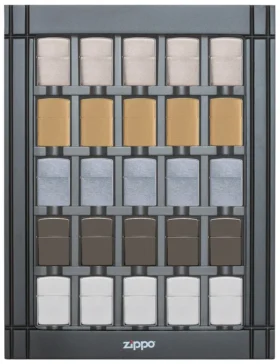 Expositor para colección de encendedores – Negro Expositor para colección de encendedores – Negro
