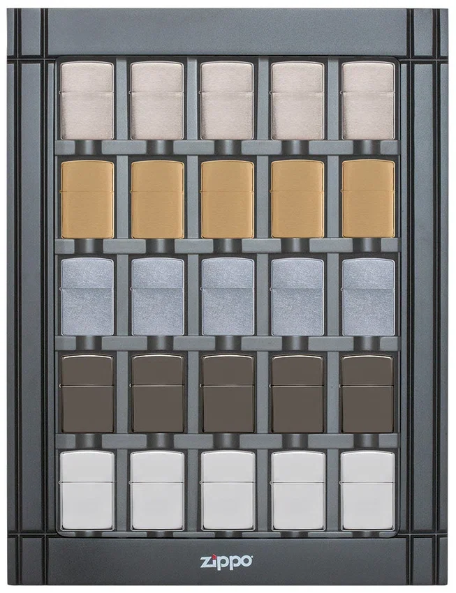 Expositor para colección de encendedores – Negro Expositor para colección de encendedores – Negro