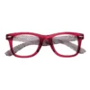 Gafas de lectura con montura ancha y estampado en espiga Gafas de lectura con montura ancha y estampado en espiga
