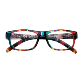Gafas de lectura con rayas verticales
