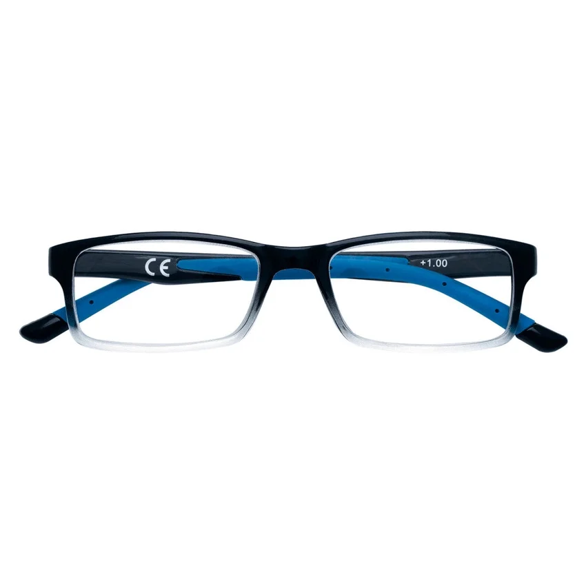 Gafas de lectura rectangulares bicolores Gafas de lectura rectangulares bicolores