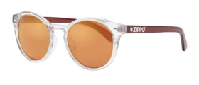 Gafas de sol redondas transparentes