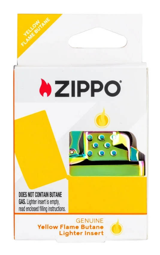 Inserto para encendedor de gas butano para llama amarilla – Verde iridiscente Inserto para encendedor de gas butano para llama amarilla – Verde iridiscente