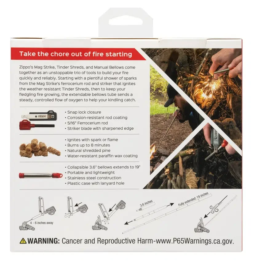 Kit combinado para encender fuego con Fire Starter Kit combinado para encender fuego con Fire Starter