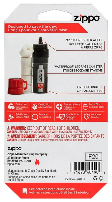 Kit de emergencia para hacer fuego Kit de emergencia para hacer fuego