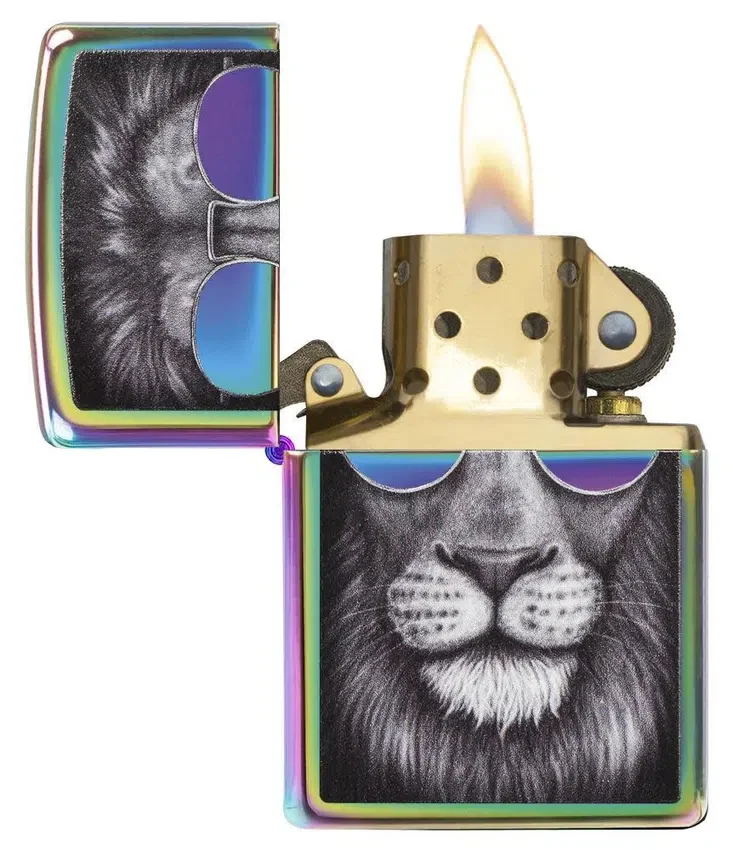 León con gafas de sol León con gafas de sol