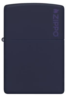 Logotipo Classic de Zippo en azul marino mate