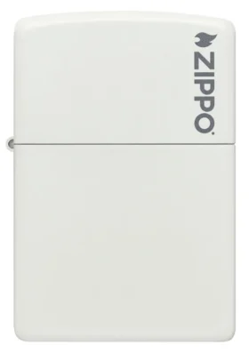 Logotipo Classic de Zippo en blanco mate